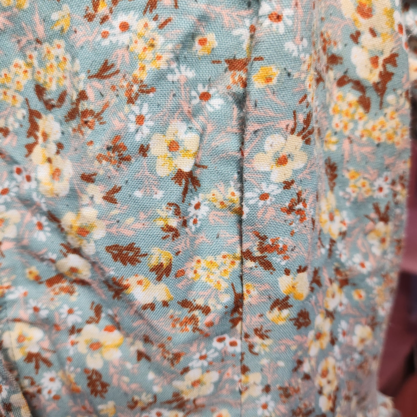 Front Lace Up Sage Floral Crop Top