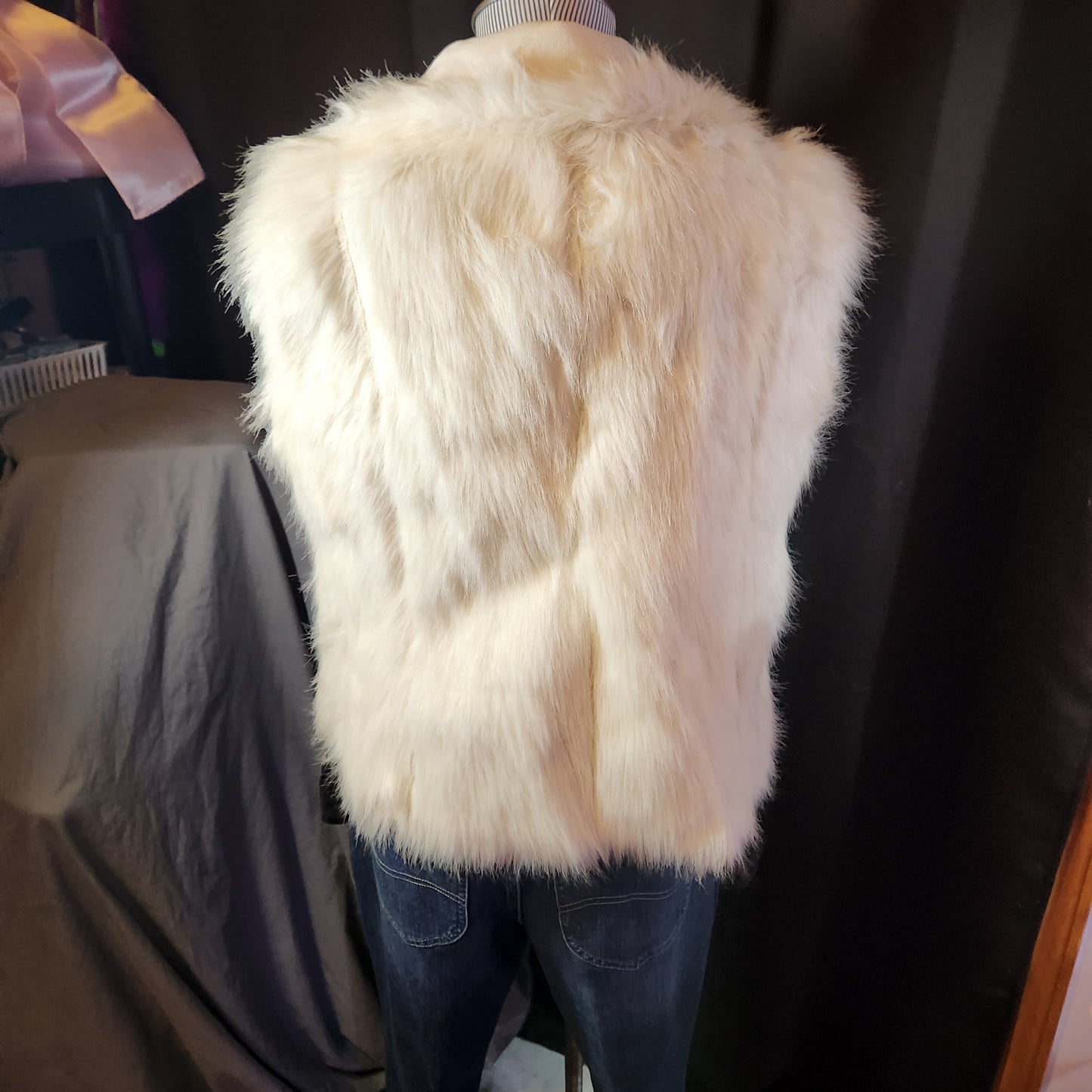 1990's Faux Fur Reversable Vest