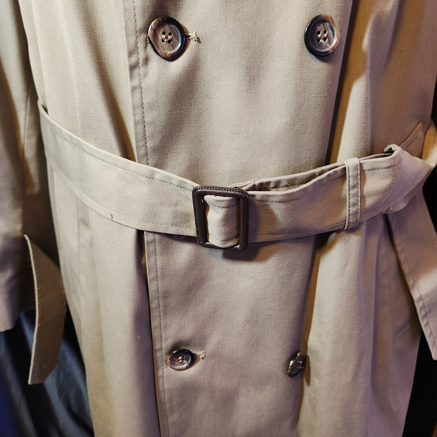1990's Tan Trench Coat