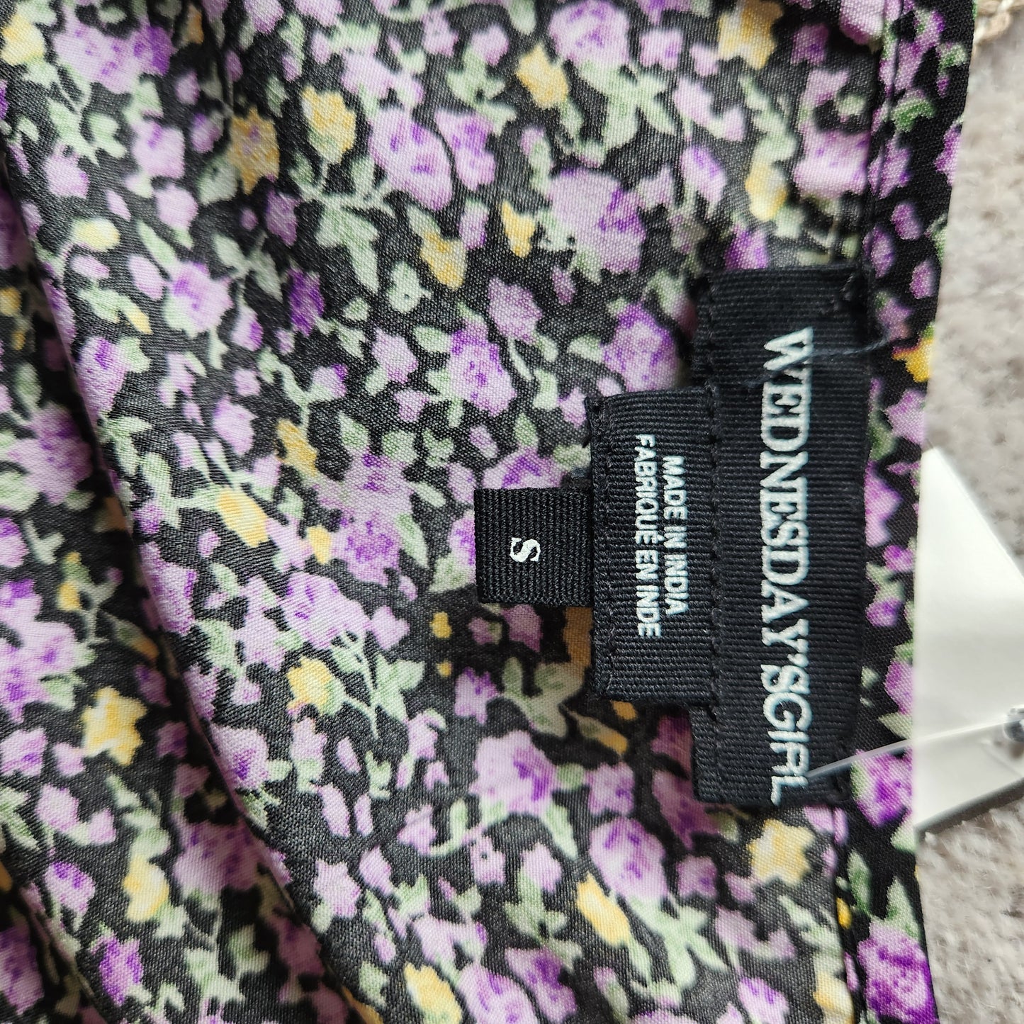 Wednesday's Girl Floral Button Up Dress