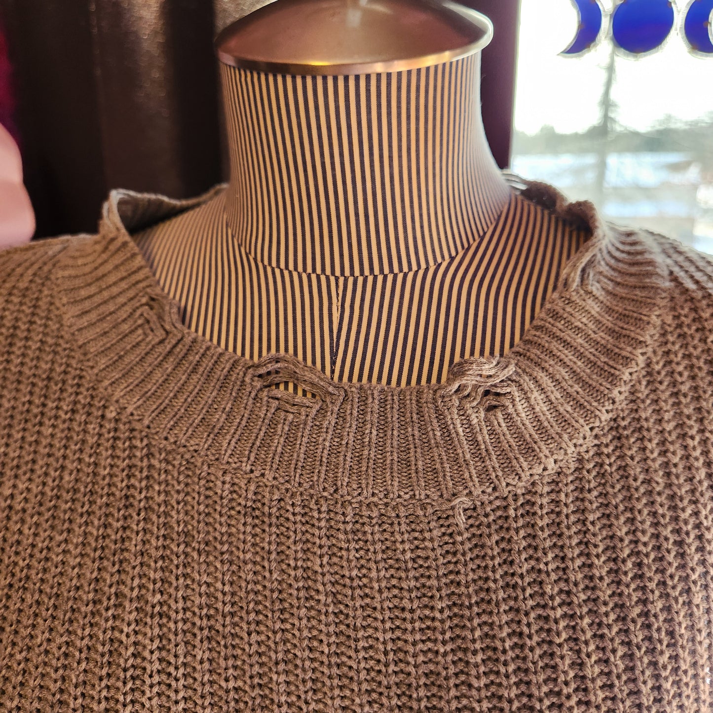 BKE Frayed Sleeveless Sweater