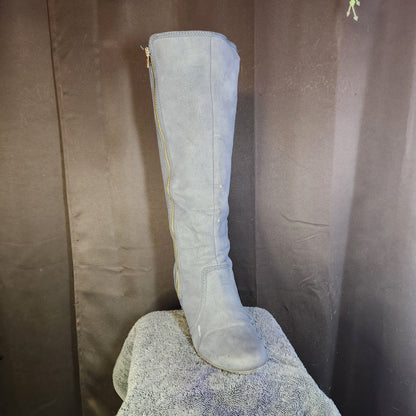 Fergalicious By Fergie Blue Suede Boots!