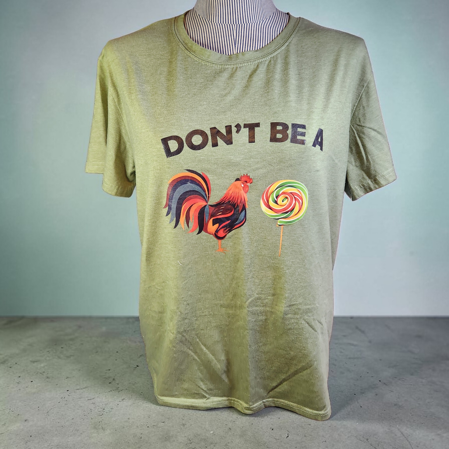 Olive Green "Don't Be A" Funny Value Tee