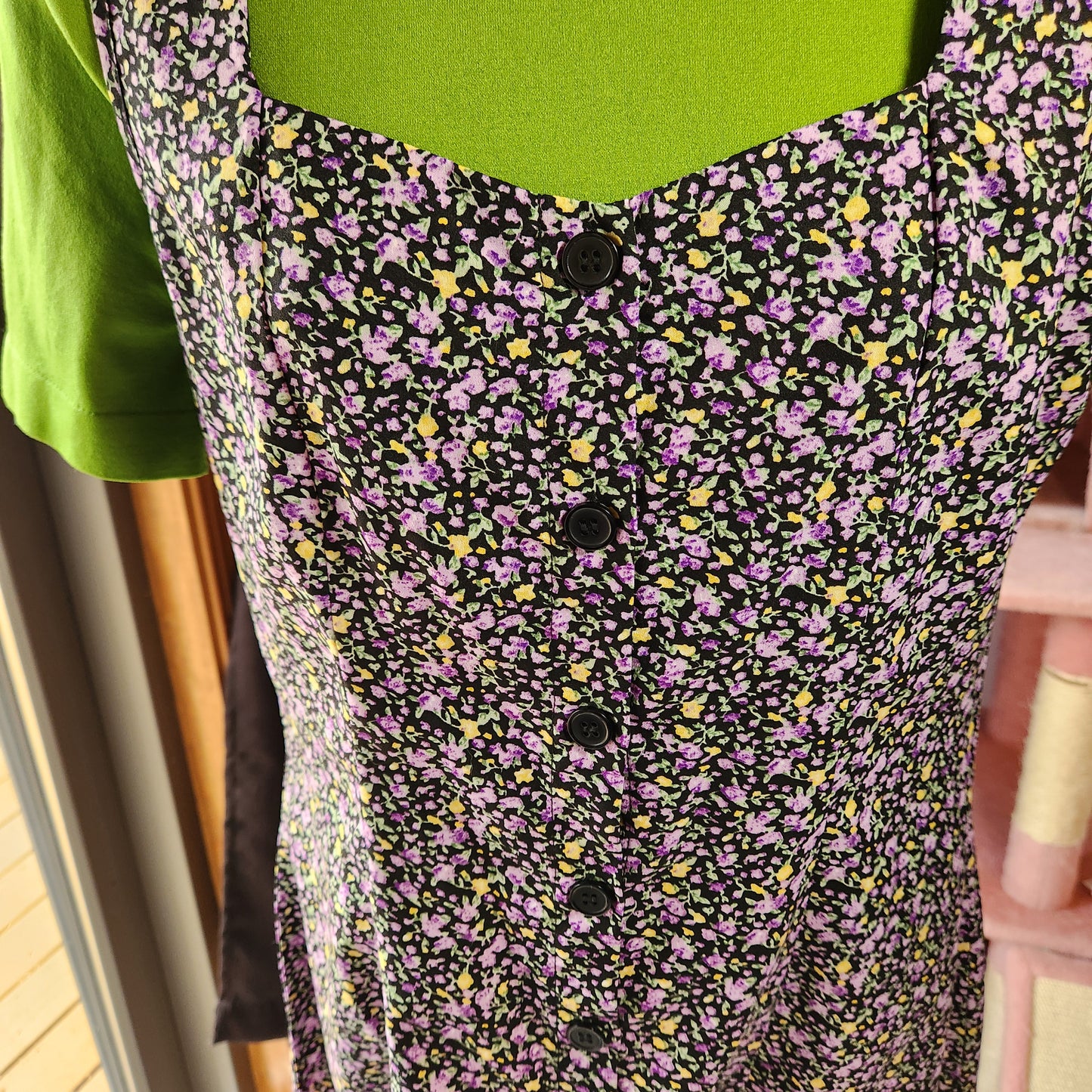 Wednesday's Girl Floral Button Up Dress