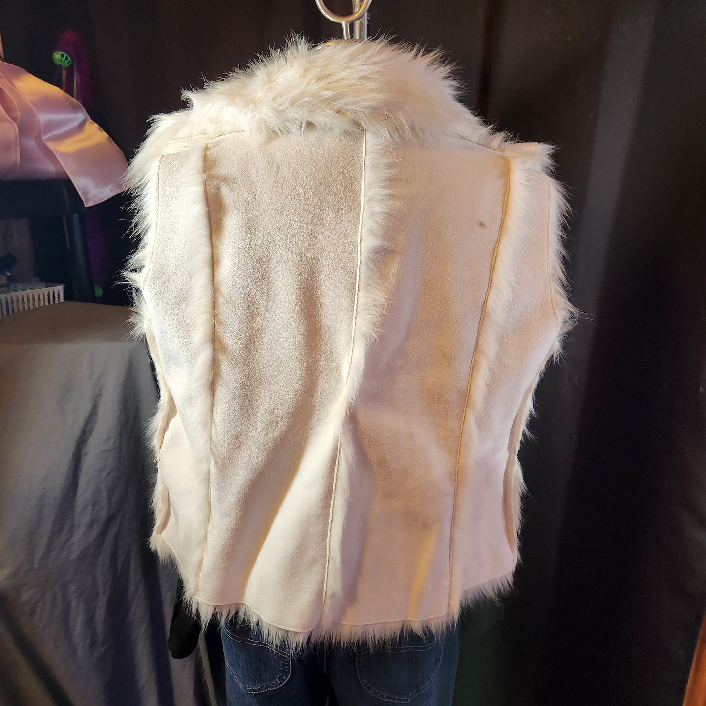 1990's Faux Fur Reversable Vest