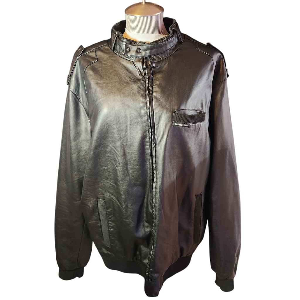 Members Only Jacket! Faux Leather Jacket