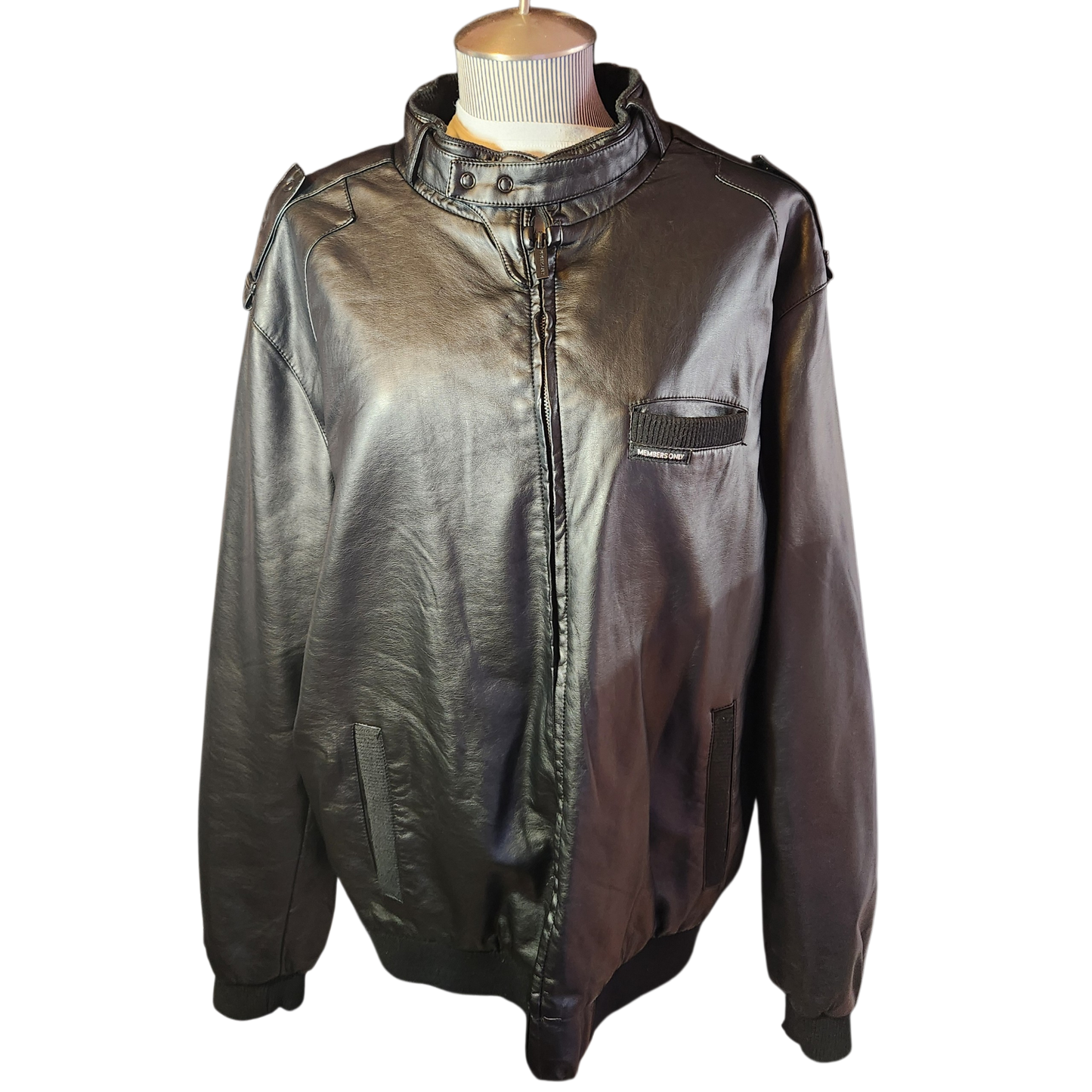 Members Only Jacket! Faux Leather Jacket