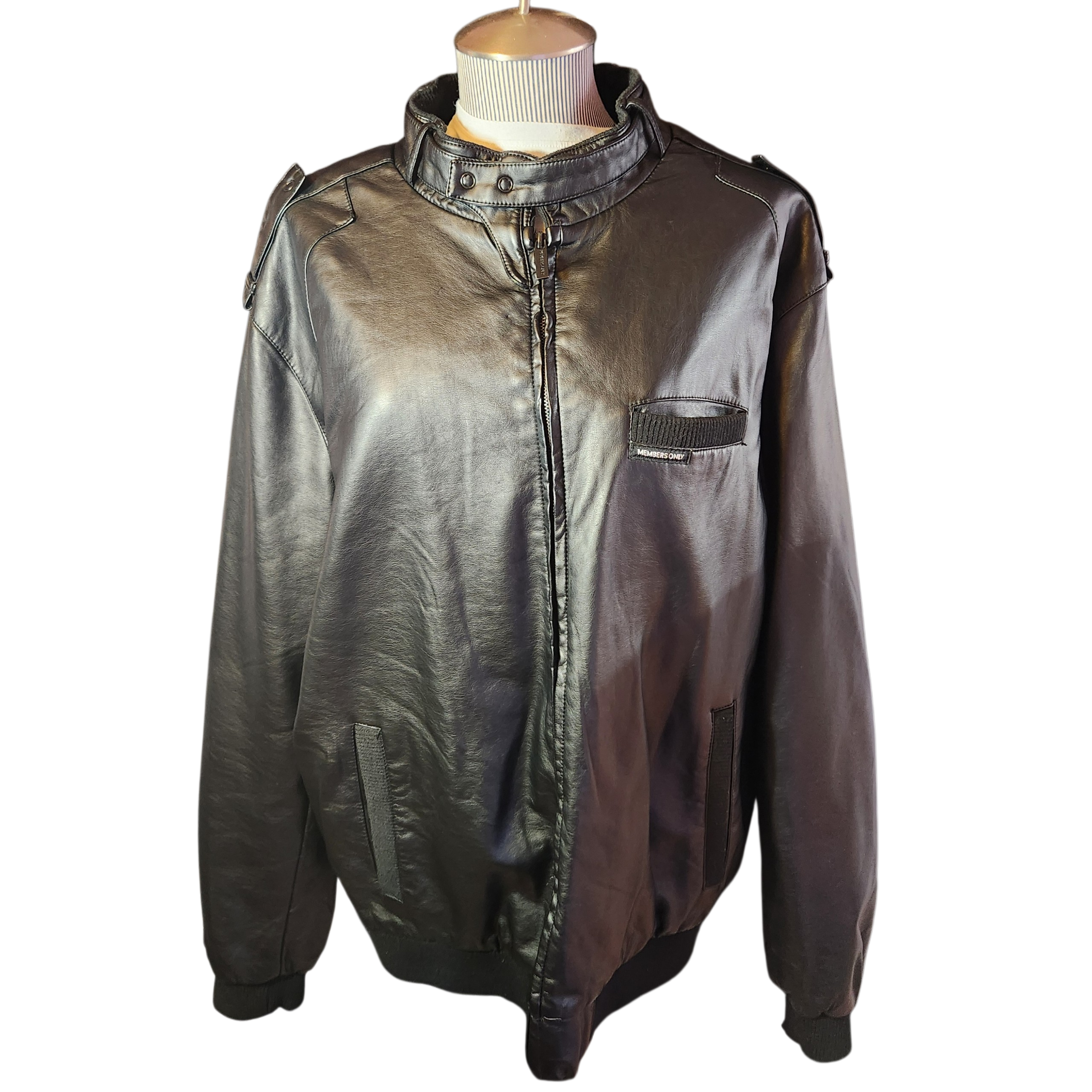 Members Only Jacket! Faux Leather Jacket