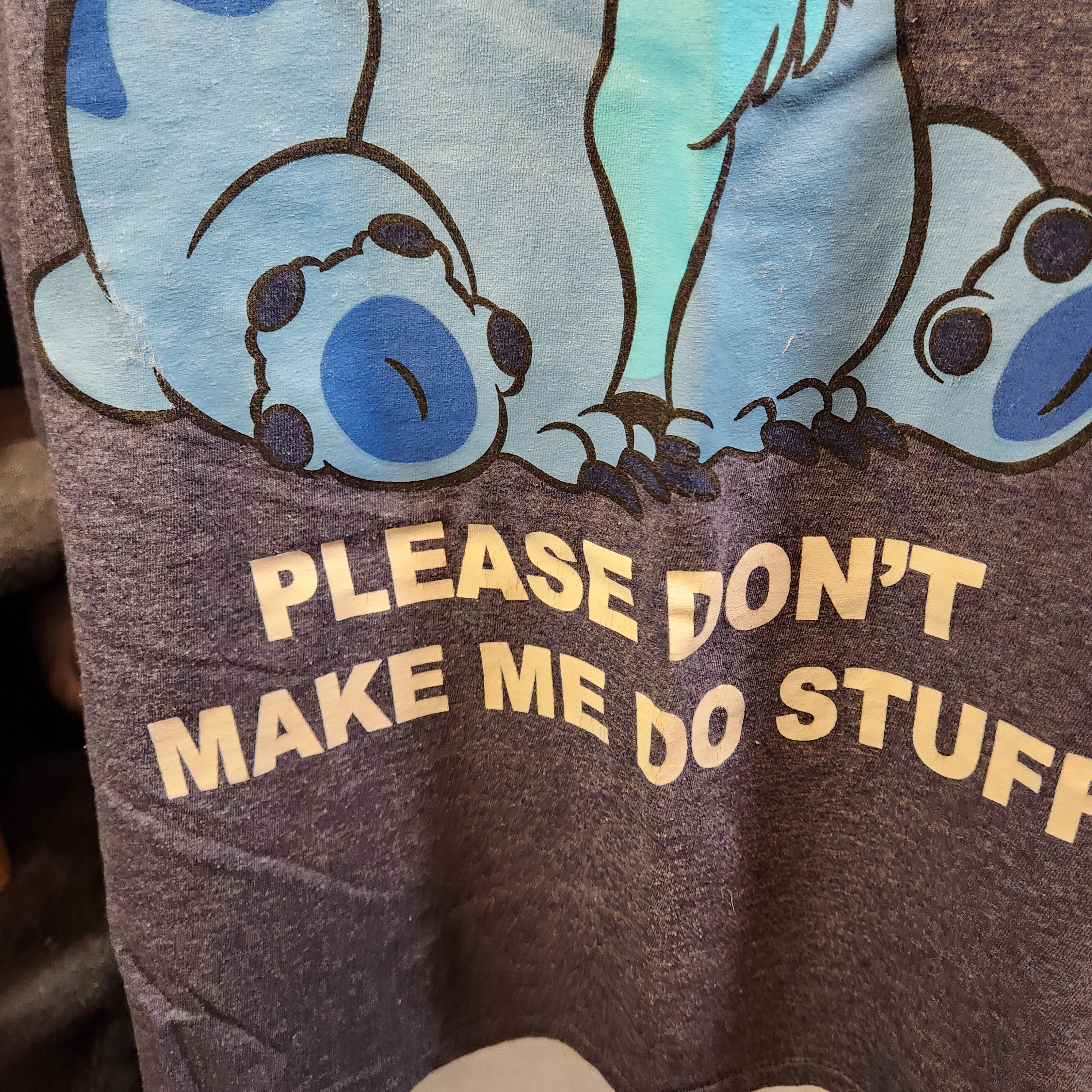 Navy Blue Stitch "Do Stuff" Tee