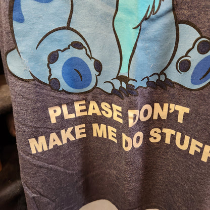 Navy Blue Stitch "Do Stuff" Tee