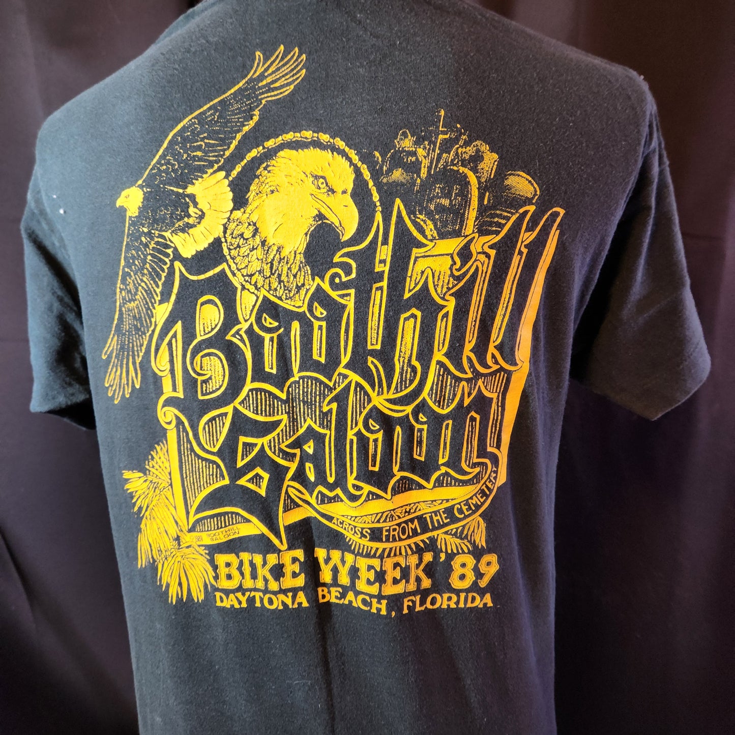 1989 Bike Week. Myrtle Beach, SC. Boothill Saloon