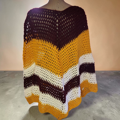 Handmade Crocheted Poncho