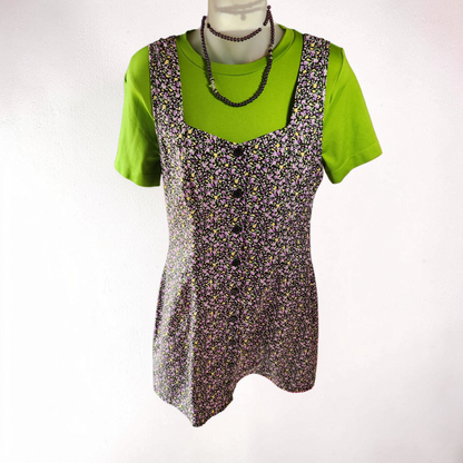 Wednesday's Girl Floral Button Up Dress
