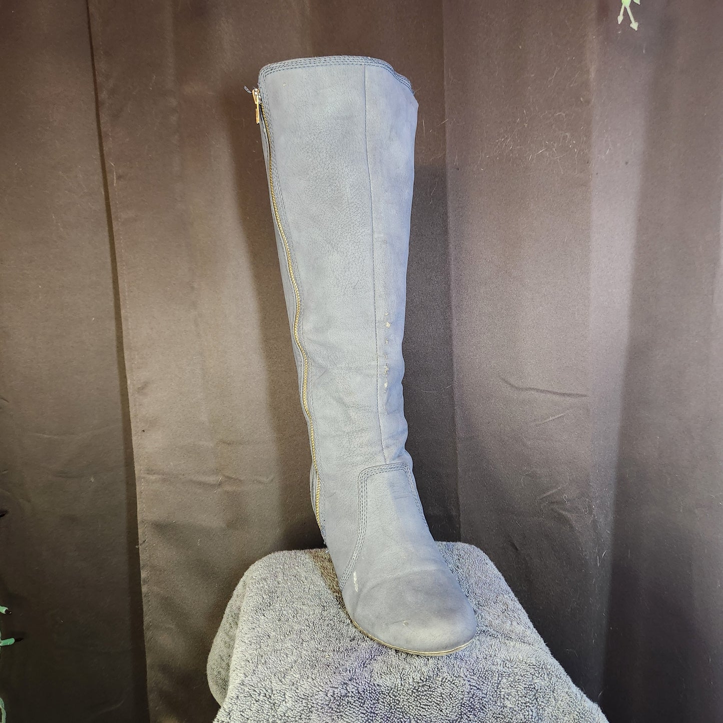 Fergalicious By Fergie Blue Suede Boots!
