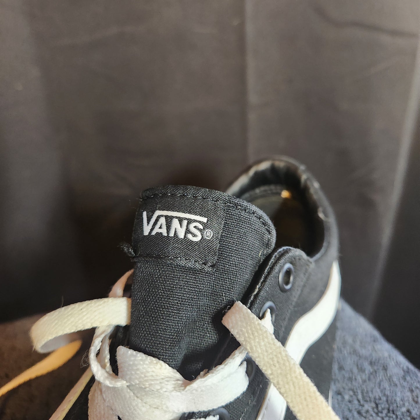 Vans Black and White Sneaker
