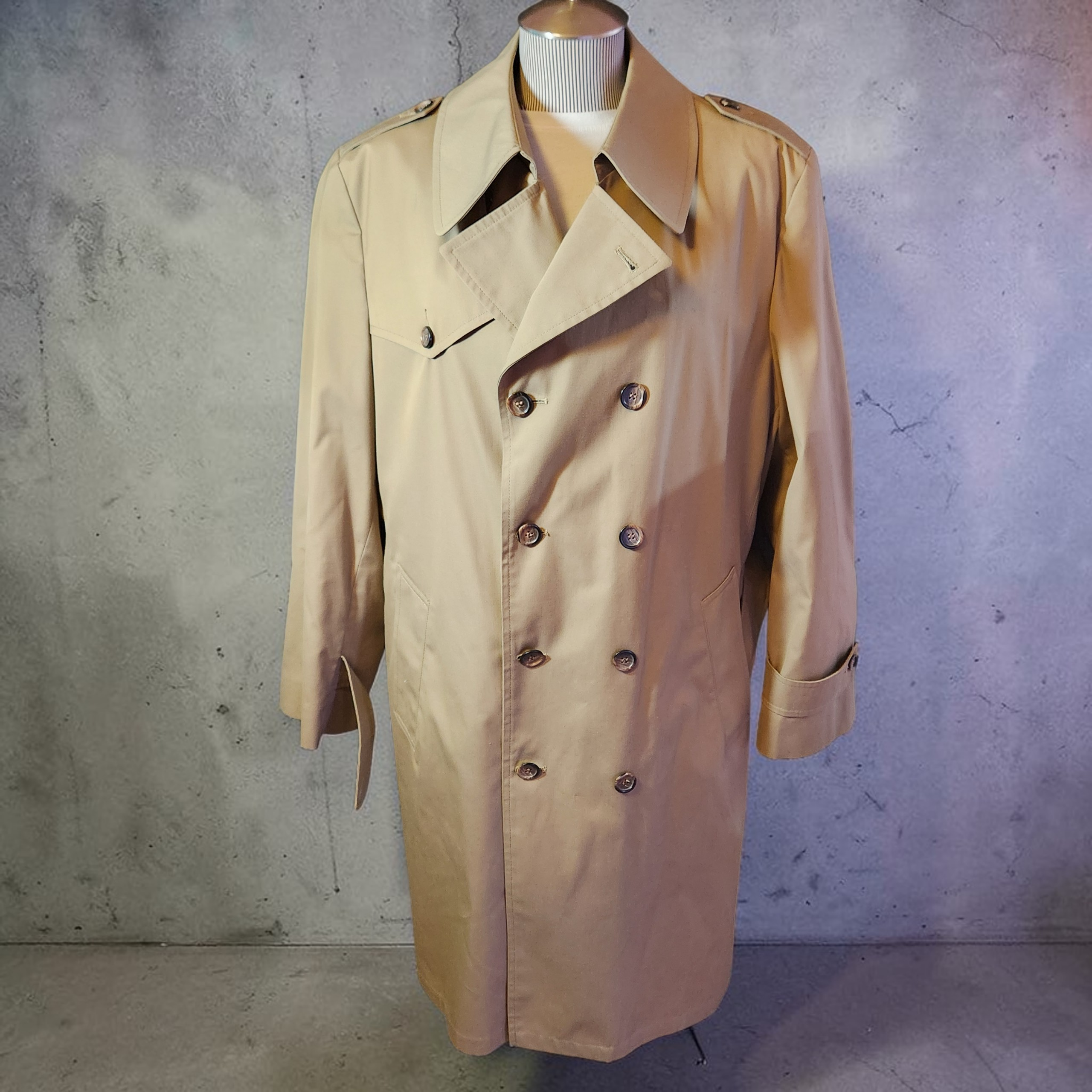 1990's Tan Trench Coat