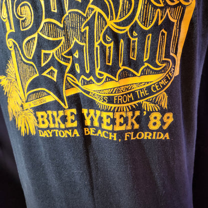 1989 Bike Week. Myrtle Beach, SC. Boothill Saloon