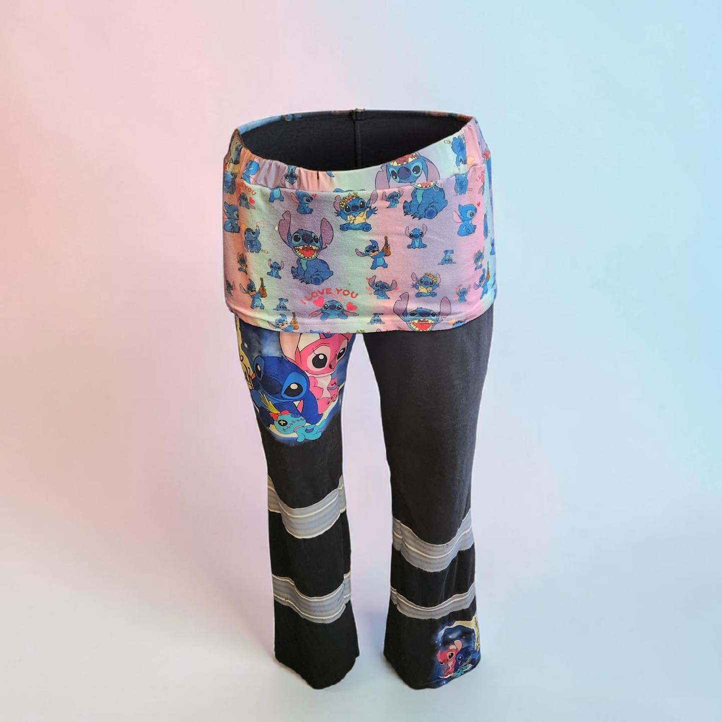 Stitch Pants with Attatched Skirt
