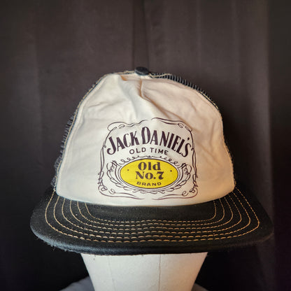 Jack Daniel's White and Black Trucker Hat