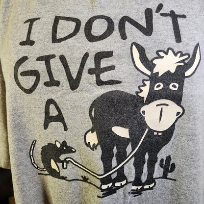 Grey Funny "I Don't" Tee