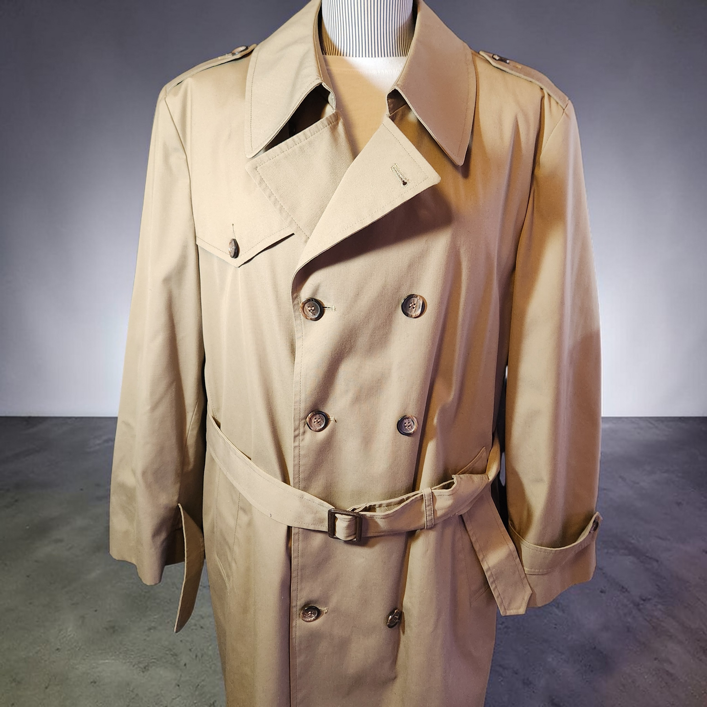 1990's Tan Trench Coat