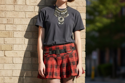Y2K Goth Mini Skirt Designed by Tripp NYC