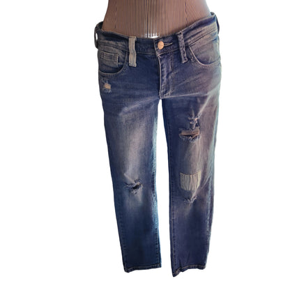 Mudd. Denim Jeans. Frayed and Holes in Front