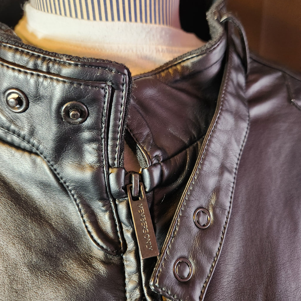 Members Only Jacket! Faux Leather Jacket