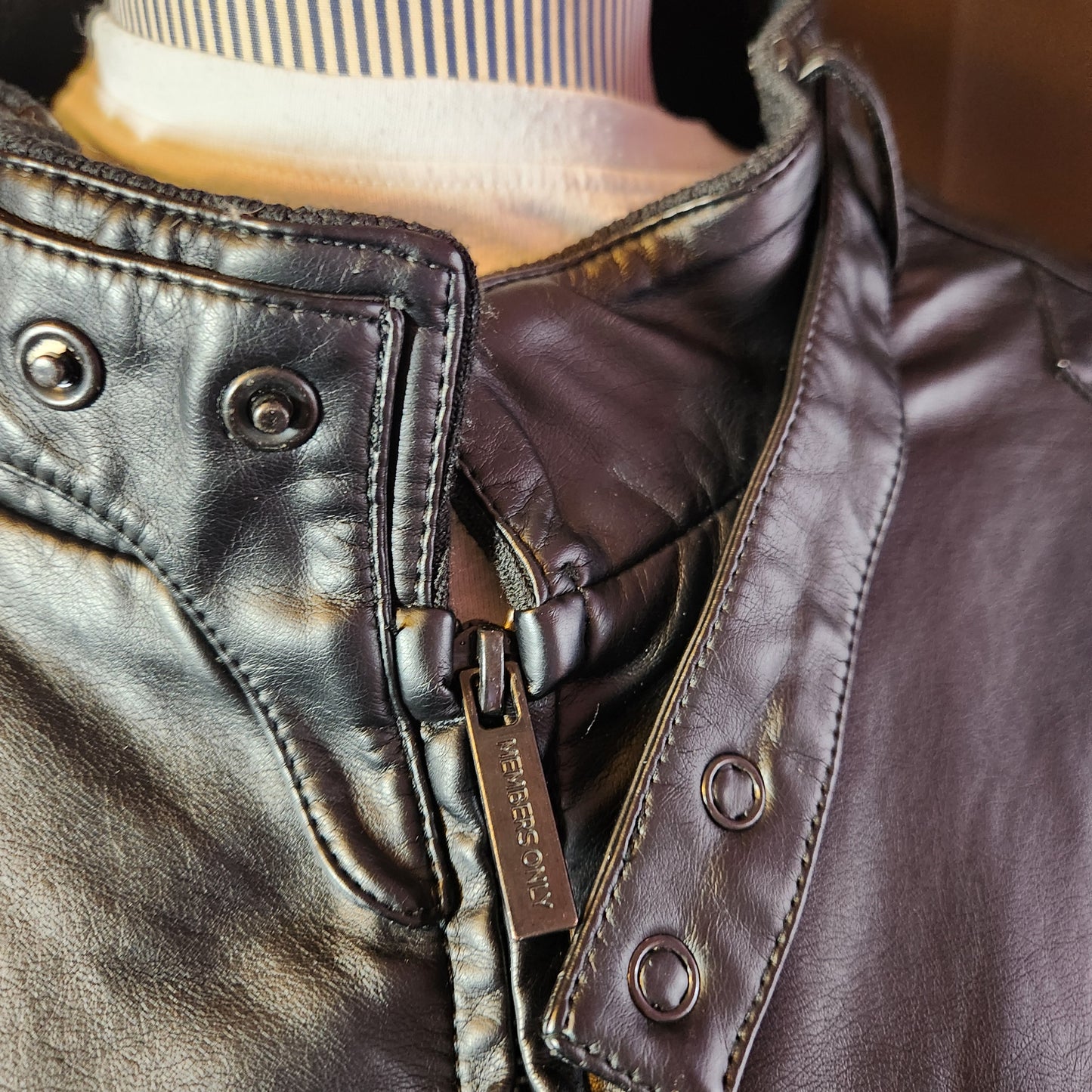 Members Only Jacket! Faux Leather Jacket