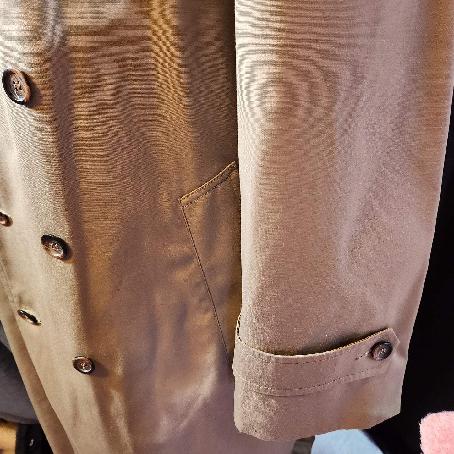 1990's Tan Trench Coat
