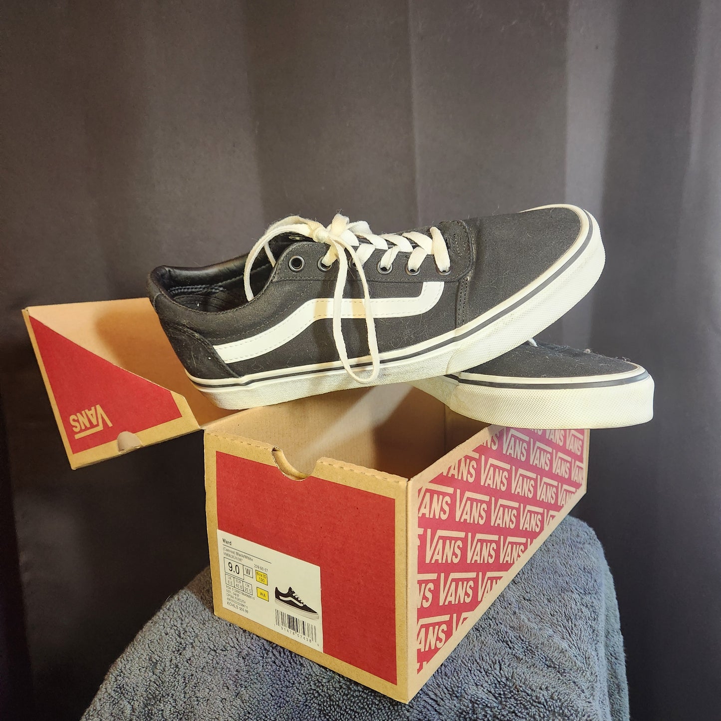 Vans Black and White Sneaker