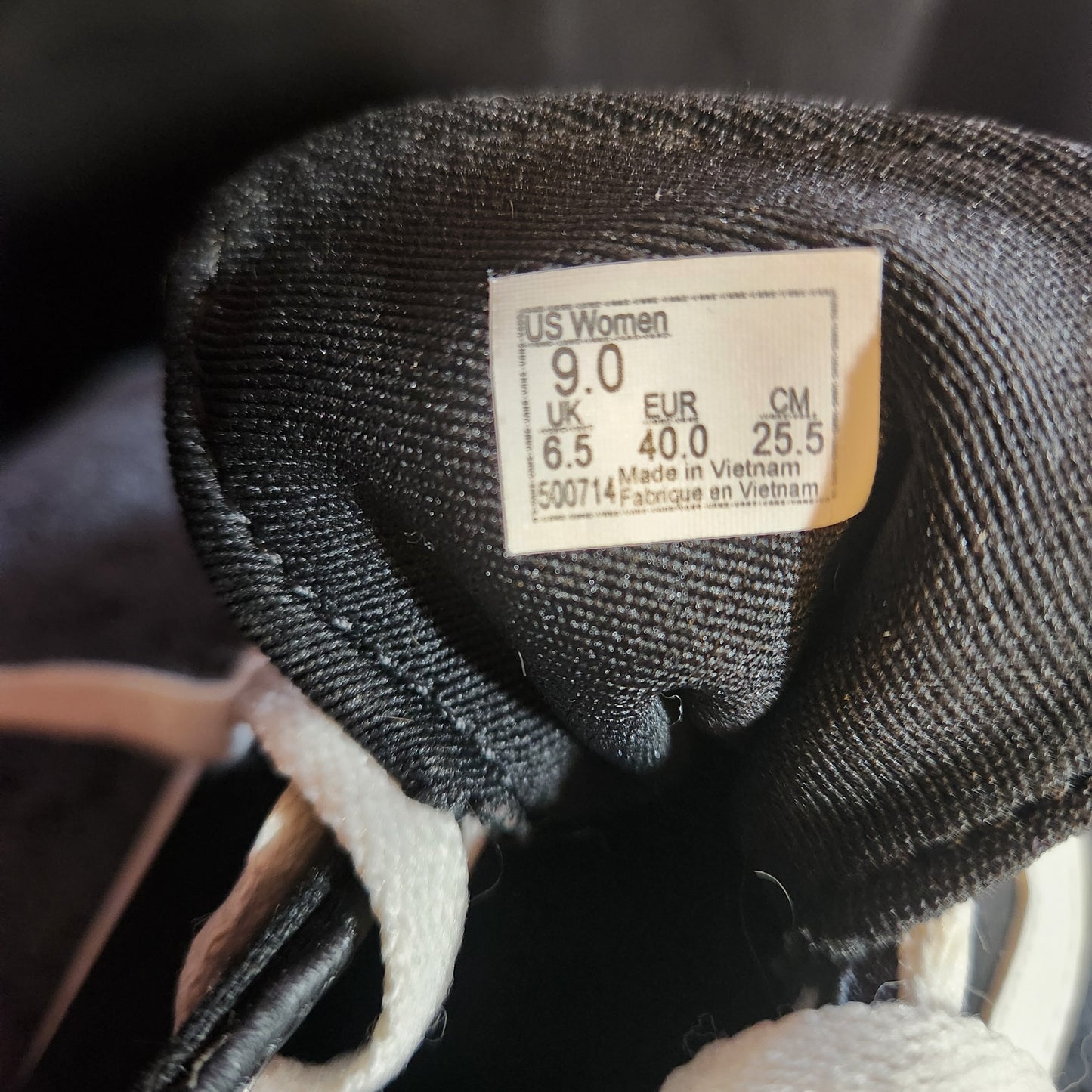 Vans Black and White Sneaker