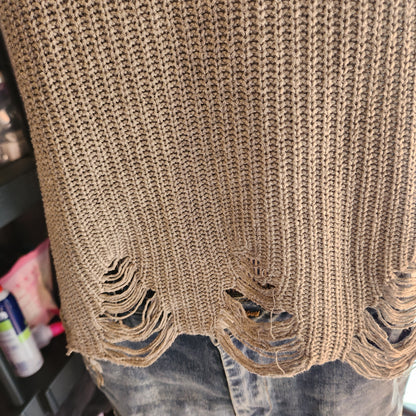 BKE Frayed Sleeveless Sweater