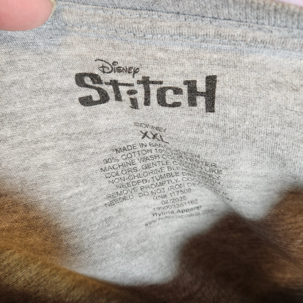 Grey Tee "Disney's Stitch"