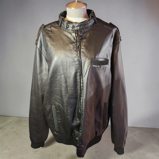 Members Only Jacket! Faux Leather Jacket