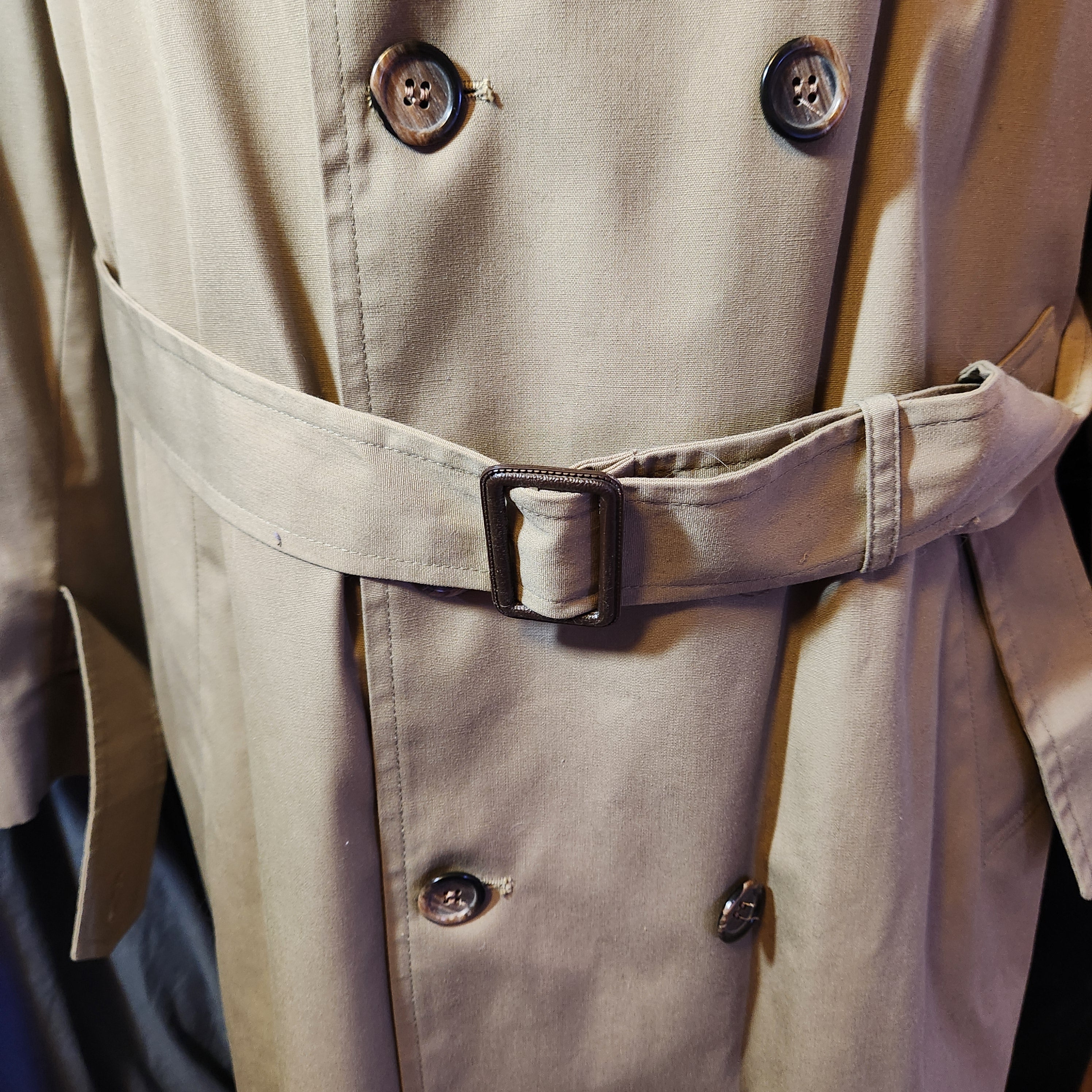 1990's Tan Trench Coat