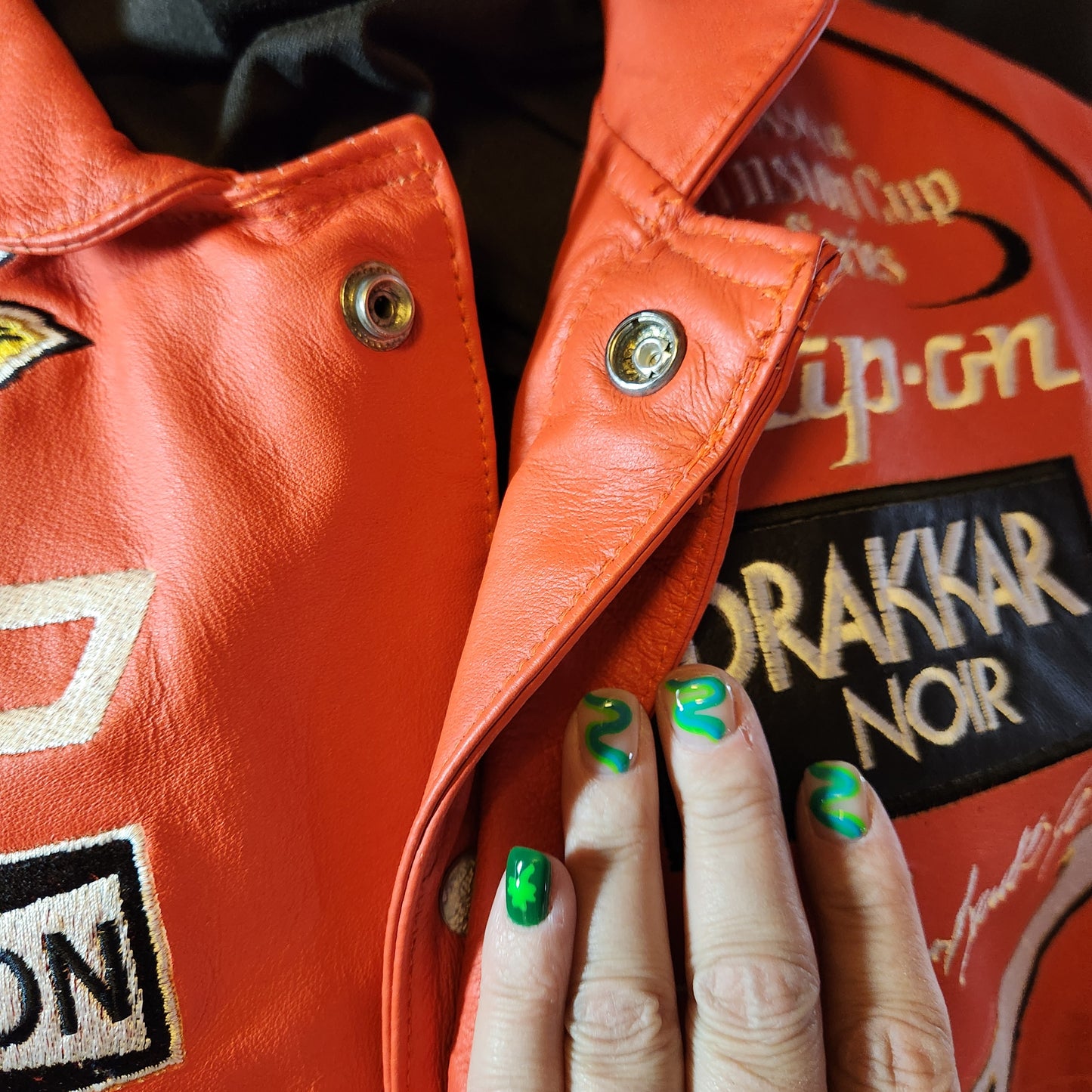 1990's Leather NASCAR "Dale Earnhardt Jr" Jacket