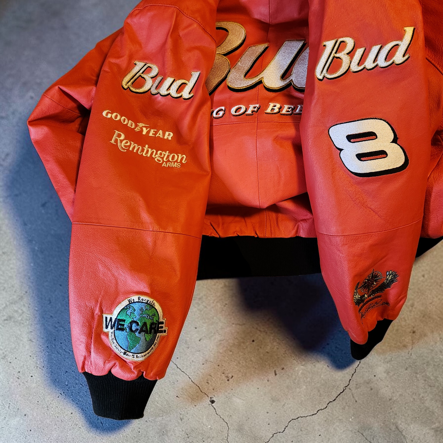 1990's Leather NASCAR "Dale Earnhardt Jr" Jacket