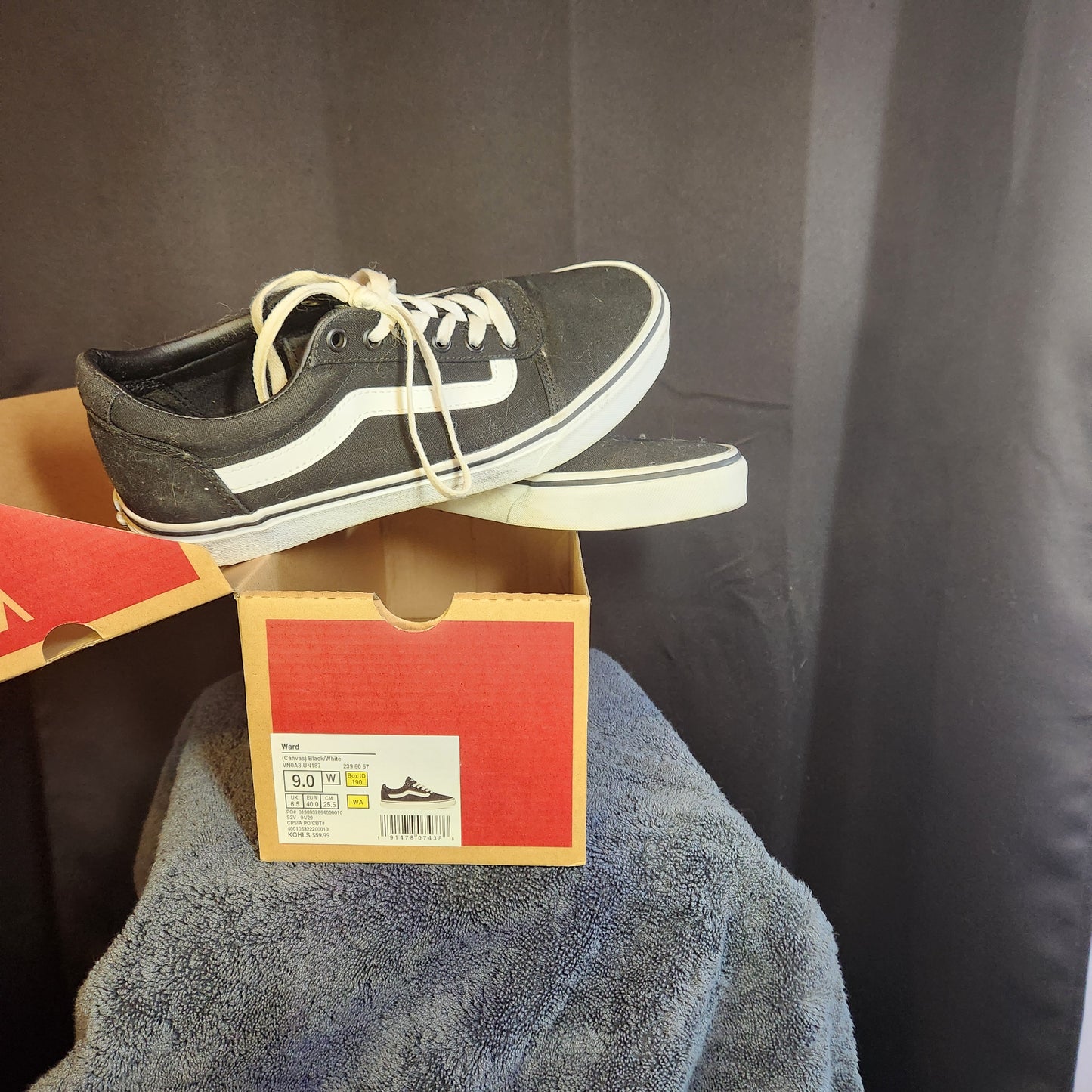 Vans Black and White Sneaker