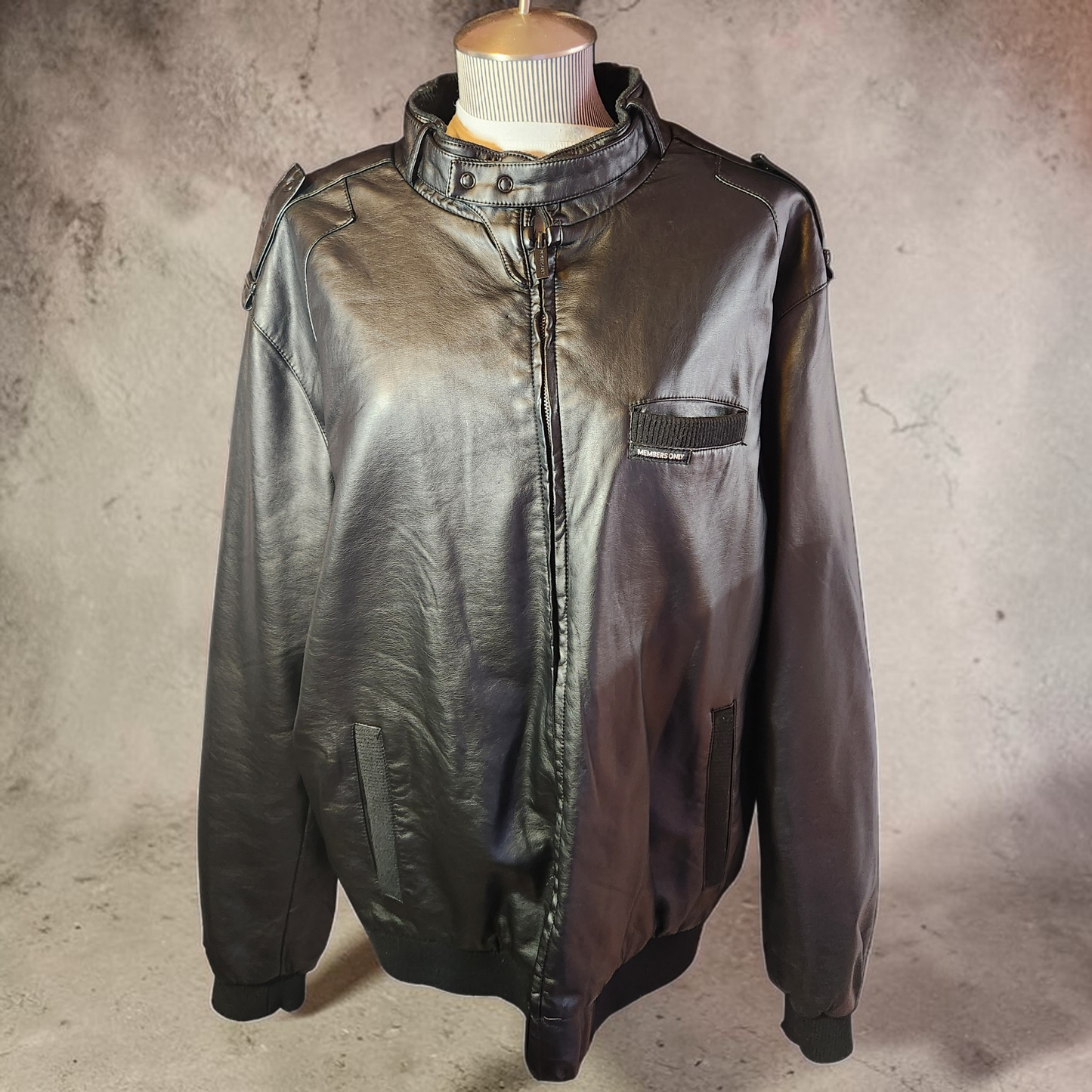 Members Only Jacket! Faux Leather Jacket