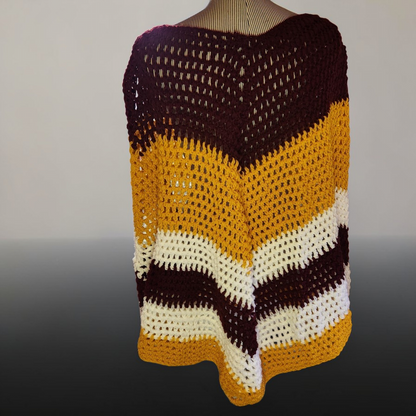 Handmade Crocheted Poncho