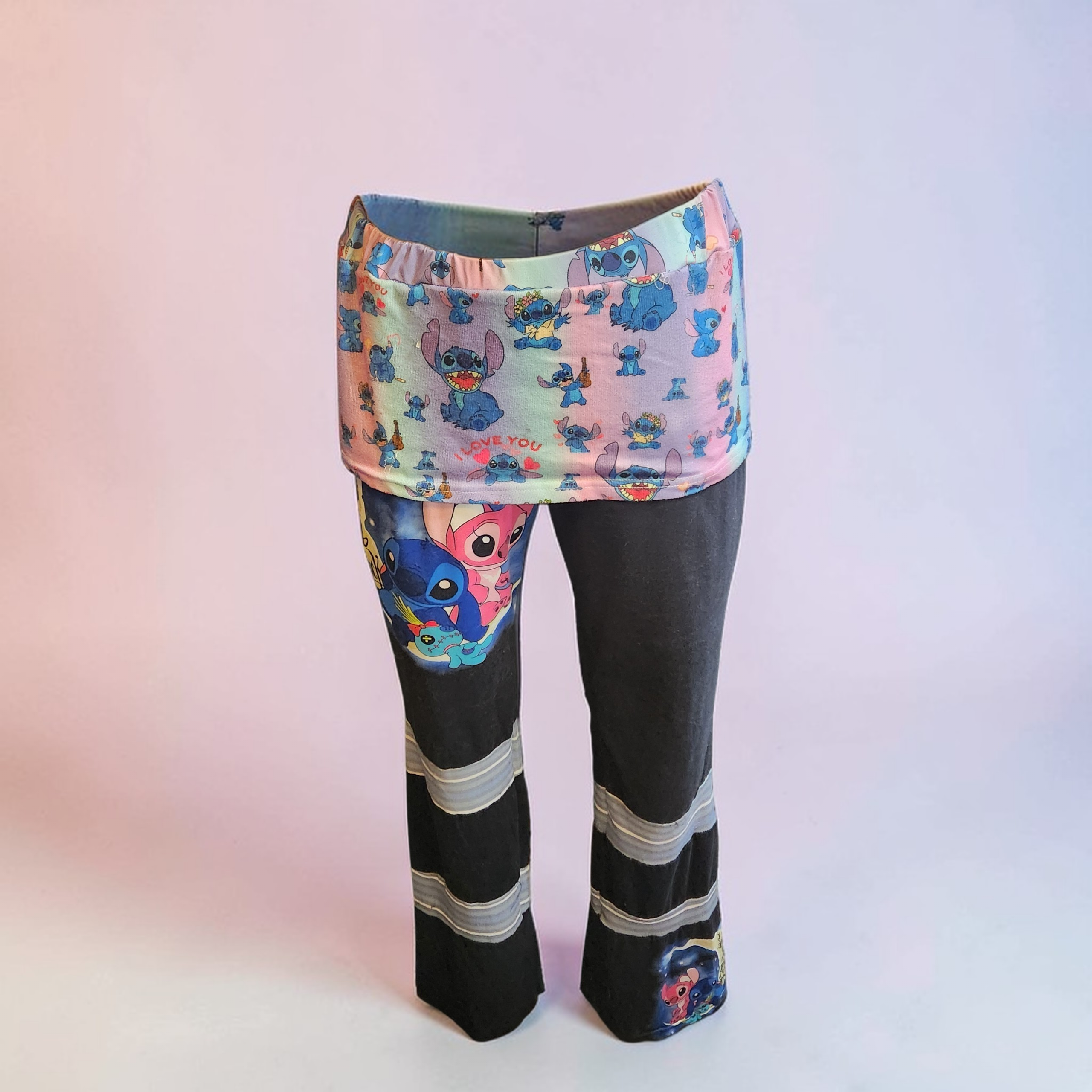Stitch Pants with Attatched Skirt