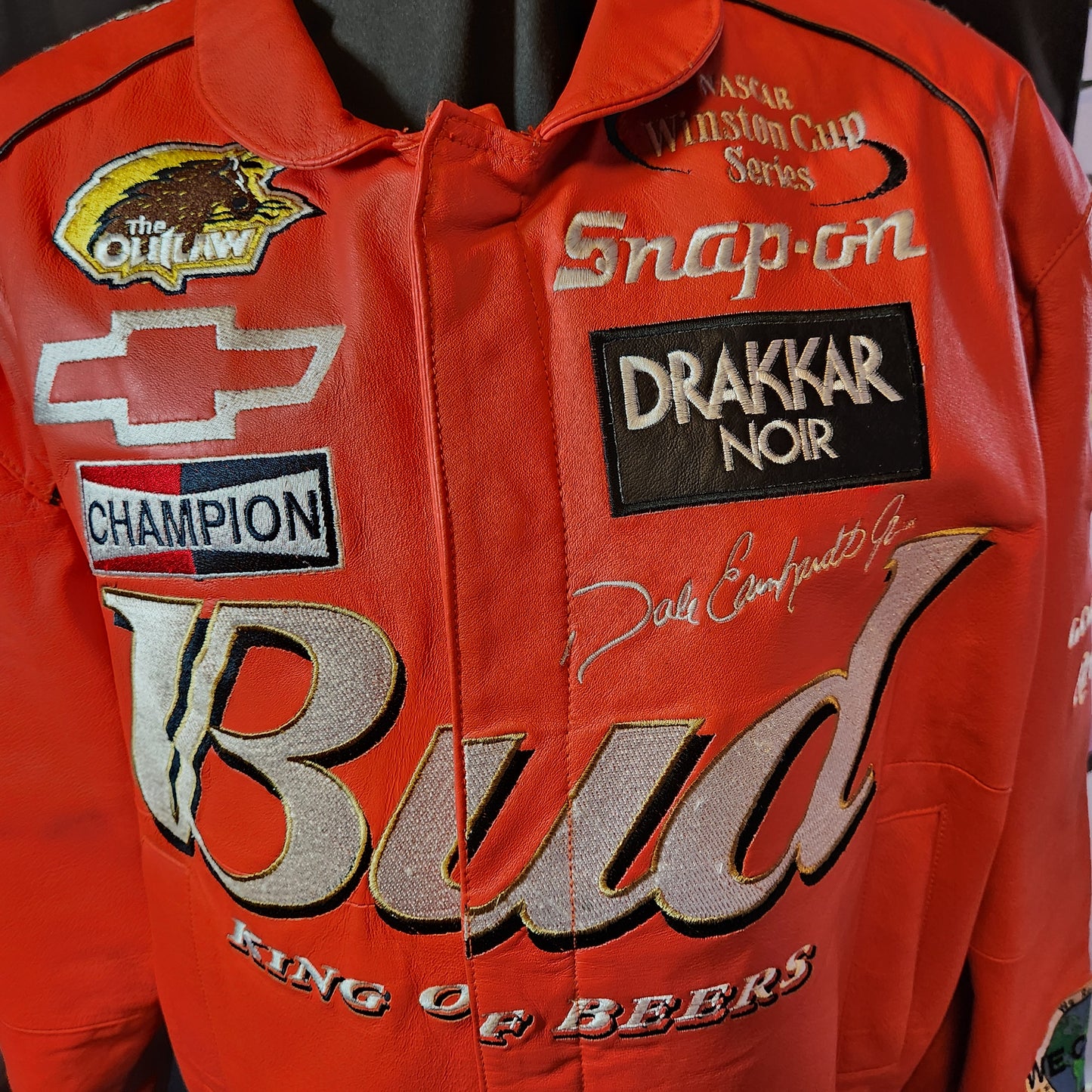 1990's Leather NASCAR "Dale Earnhardt Jr" Jacket