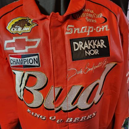 1990's Leather NASCAR "Dale Earnhardt Jr" Jacket