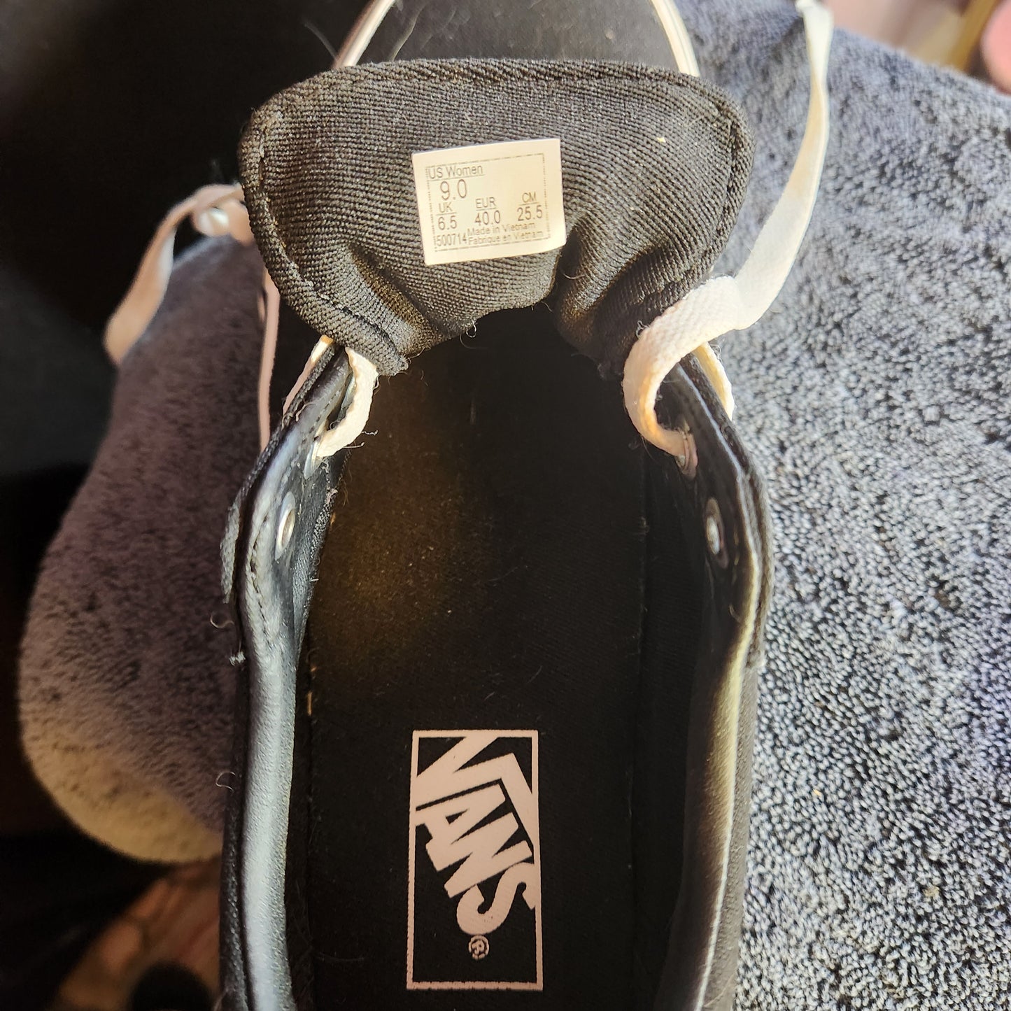 Vans Black and White Sneaker