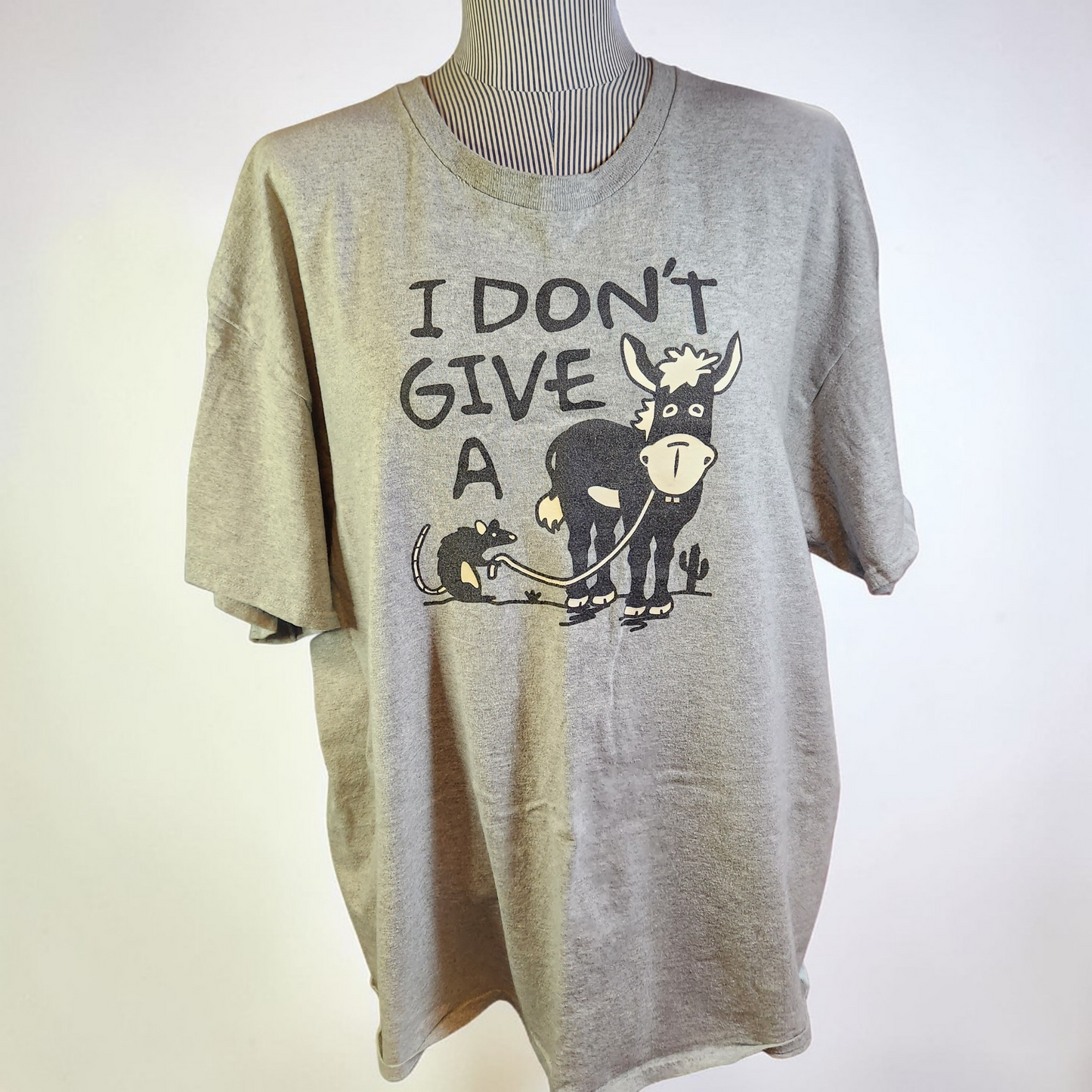 Grey Funny "I Don't" Tee