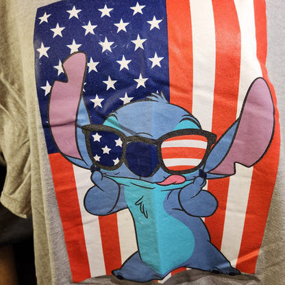 Grey Tee "Disney's Stitch"