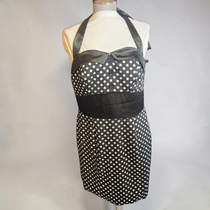 Black Dress With White Poka Dots