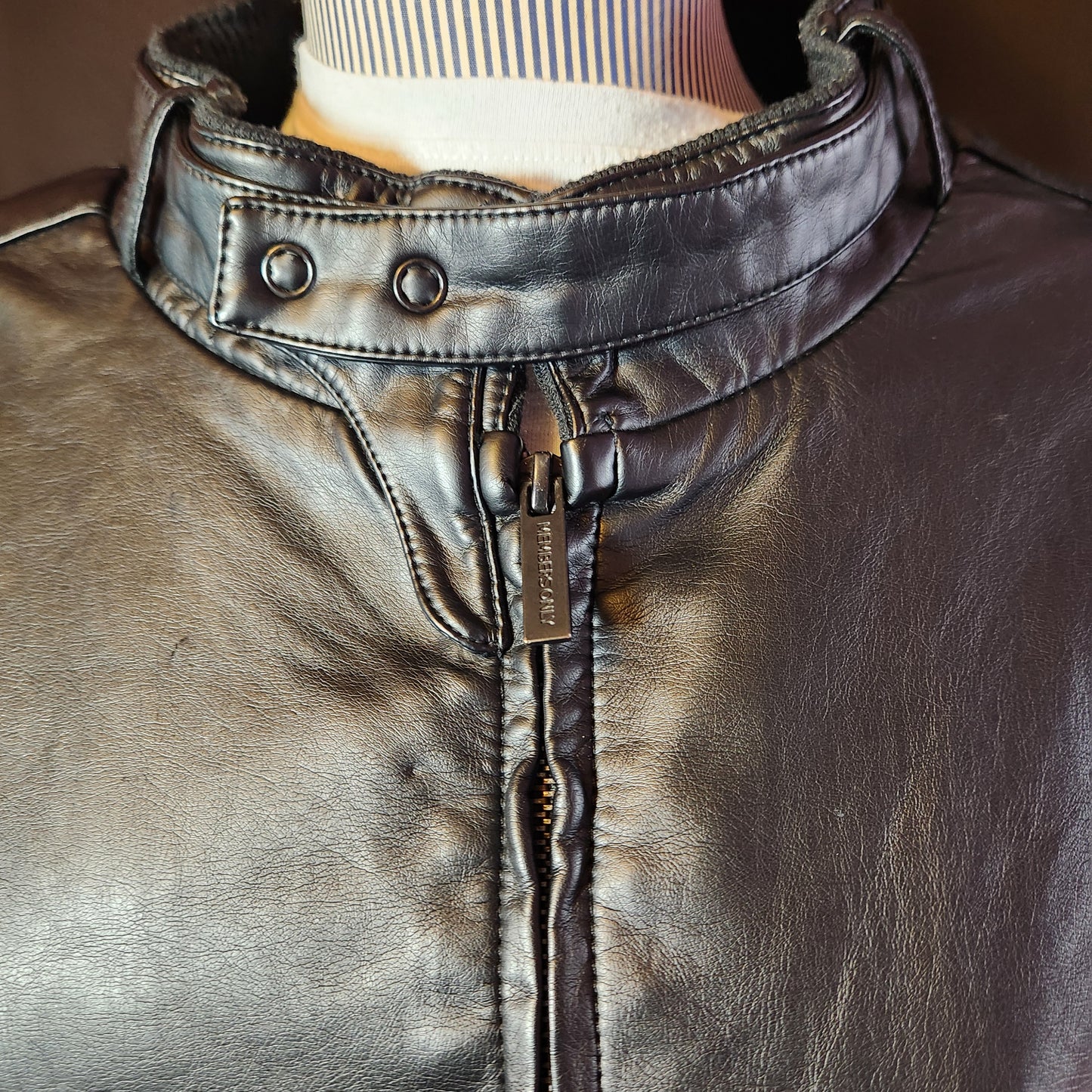 Members Only Jacket! Faux Leather Jacket
