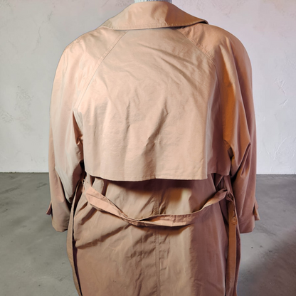 1990's Rose Gold Trench Coat